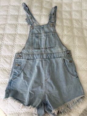wild fable Light Blue Denim Shortalls
